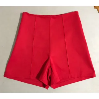 Cintura Alta Reto Feminino - modelo/estilo alfaiataria - Rosa Pink