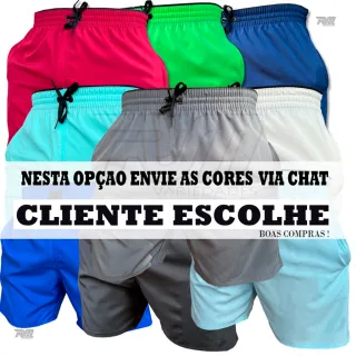 Treino Academia Futebol Kit 3 Bermudas Shorts - Short Kit 2