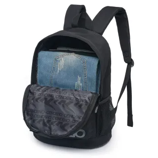 Mochila Grande Masculina Onbongo Impermeável Reforçada Notebook - Preta com colorido