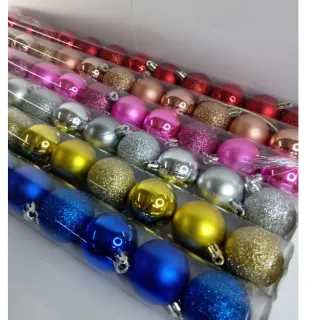 Tubo de Bolas Natalinas - 15UND/12UND - Vinho