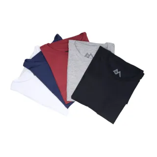 Algodão 100% Lisa Básica Masculina Camiseta - Branca