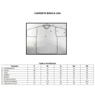 Algodão 100% Lisa Básica Masculina Camiseta - Branca