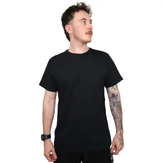 Algodão 100% Lisa Básica Masculina Camiseta - Branca