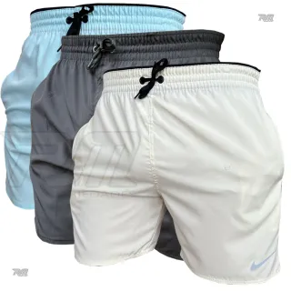 Bermuda Dry Fit Elastano Kit 3 Shorts para Praia, Piscina e Academia - Cliente Escolhe