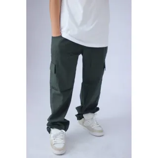 Calça Sarja Skate com Elástico em Cores: Preto, Verde e Azul - Verde