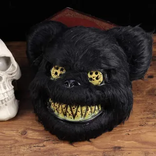 Fantasias de Cosplay Urso Preto Máscara Halloween Assustadora - Único