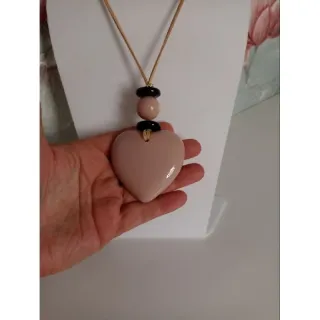 Escolha vários modelos de maxi colar feminino - Preto amêndoa