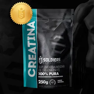 Soldiers Nutrition - Creatina Monohidratada Importada 250g - Único