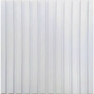 Painel Decorativo Ripado 3D - Conjunto com 10 Placas de 25cm