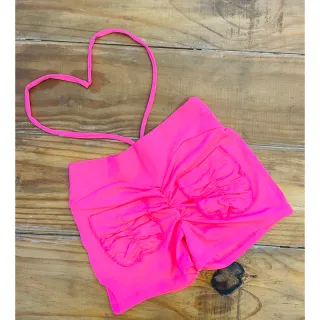 Bolsos Fitness Feminino Empina Bumbum Curto - Salmão