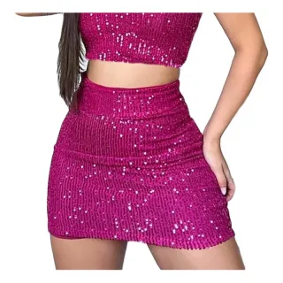 Moda Blogueira: Saia Luxuosa em Paête - Dourado