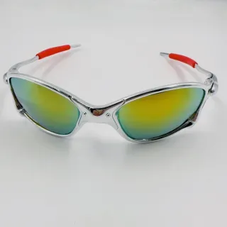 Óculos de Sol Juliet Várias Cores - Hastes de Ferro Unissex - Quadrado/Dourado