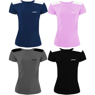 Camiseta Fitness Feminina Dry Fit - Blusa Esportiva Malhação - Cinza Mescla