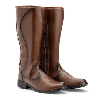 Promoção Bota Country Feminina Cano Longo Montaria Rodeio - Preto