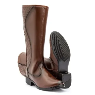 Promoção Bota Country Feminina Cano Longo Montaria Rodeio - Preto