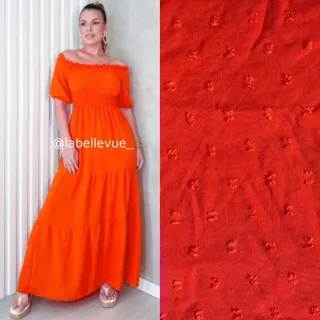 Vestido Evangélico Ciganinha Longo de Manga Bufante - Moda Feminina - Vinho