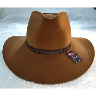 Chapéu Classic Country Cowboy e Cowgirl - Aba 8 Cm - Chocolate