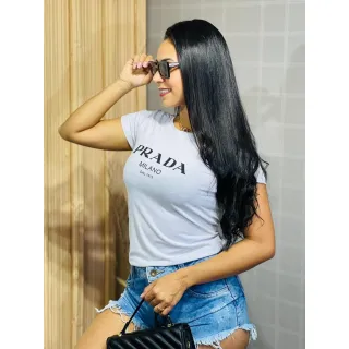 Moda luxo feminina: blusa Tshirt viscolycra - Único