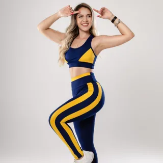 Fitness Conjunto Top + Legging - Feminino Academia Crossfit