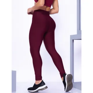 Cintura alta Calça Legging de Academia - Cinza