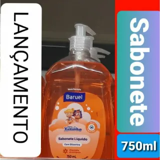 Xuxinha Baruel Sabonete Líquido Infantil Glicerinado 750ml