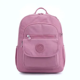 Média mochila feminina casual impermeável em nylon - Preta 102703