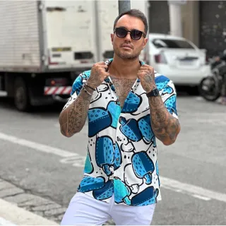 Camisa Unissex manga curta - Bahamas em promoção - M