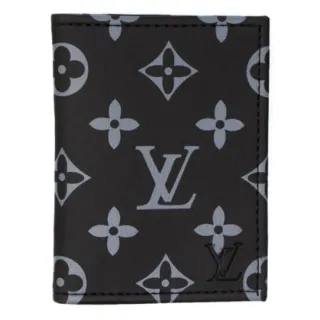 Grife Premium Porta Cartão Masculino Slim Carteira - PRETA/FLOR/CINZA