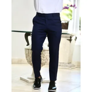 Italiano Slim - Calça Social Masculina de Alfaiataria - Preto