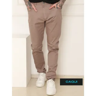 Calça Masculina Slim de Sarja com Elastano - Diversas Cores do 38 ao 48 - Branco Gelo