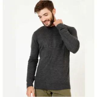 Suéter Masculino de Frio com Gola Redonda - Azul