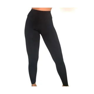 Treino Conjunto Fitness Feminino: Top + Calça Legging Básica - Preto