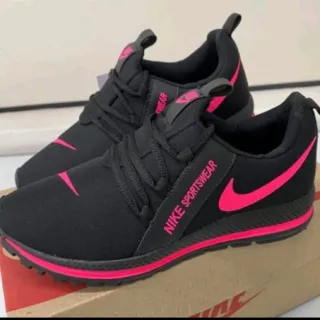 Envio Imediato Tênis Esportivo Feminino F1 Caminhada Academia Frete Grátis - NUDE/MOLETON