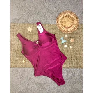 Maiô Feminino Liso em Lycra Beach Gloss com Bojo - Raryel - G