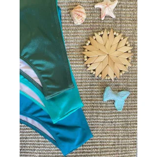Biquini moda praia feminino, calcinha larga com bojo de sustentação em poliamida (Ref200) - GG