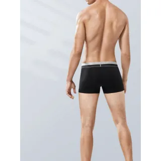 Novidade: Kit 6 Peças Cuecas Box Masculina Slim Fit Lisas em Algodão Puro Importado - M