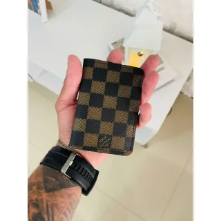 Porta Documento Cartão CNH Slim Masculina - Carteira - PRETA LV