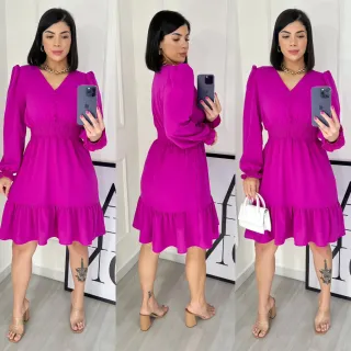 Vestido Midi Feminino com Elastex - Conforto e Estilo - Verde