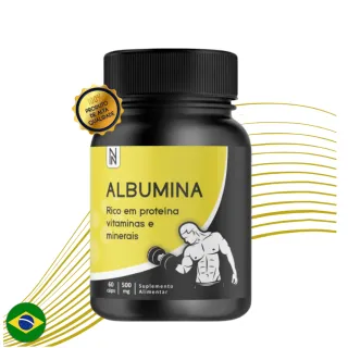 Suplemento Naturaly para Aumento da Massa Muscular com Albumina - Único