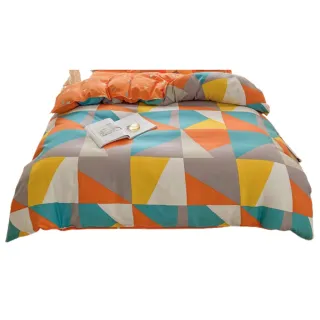 Edredom Dupla Face Hypercal 400 Fios Estampas Variadas Cama de Casal Queen - Geométrico Variado