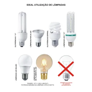 Luminária Pendente Premium Gazplast Plástico 1 Lâmpada - PRETO COM COBRE