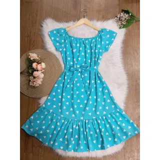 Vestido Ciganinha Coração - Modelo 0026-1 - Pink