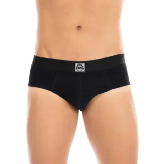 Conforto Masculina Cueca Slip Tradicional Cotton Microfibra - Preto