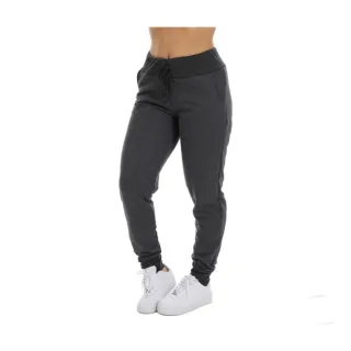 Calça jogger feminina inverno, cintura alta de ribana em moletom - Marinho