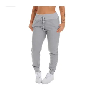Calça jogger feminina inverno, cintura alta de ribana em moletom - Marinho