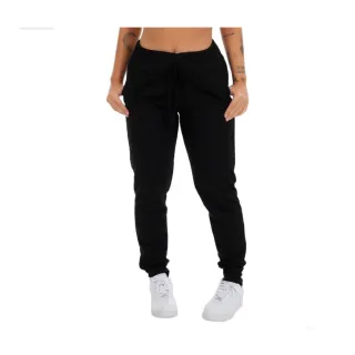 Calça jogger feminina inverno, cintura alta de ribana em moletom - Marinho