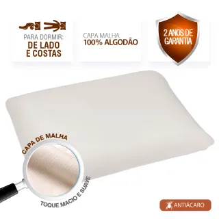 Duoflex Original Travesseiro Nasa Alto 17cm Viscoelástico - Único