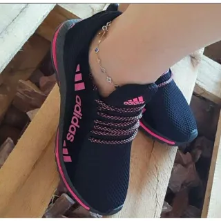 Lançamento Tênis Confortável Adds F1 Feminino Masculino - Corrida, Caminhada e Academia - Pink sola preta