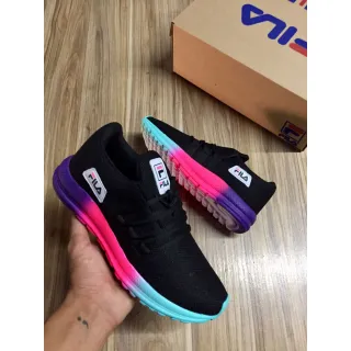 Promoção Imbatível: Tênis Feminino F1 Racer Esportivo - Envio Imediato - Preto/branco