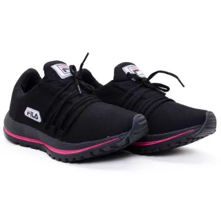 Promoção Imbatível: Tênis Feminino F1 Racer Esportivo - Envio Imediato - Preto/branco